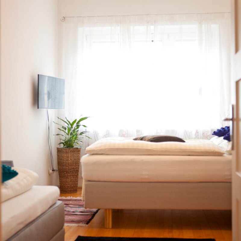 bed room with a king size bed | © Gerhard Seher