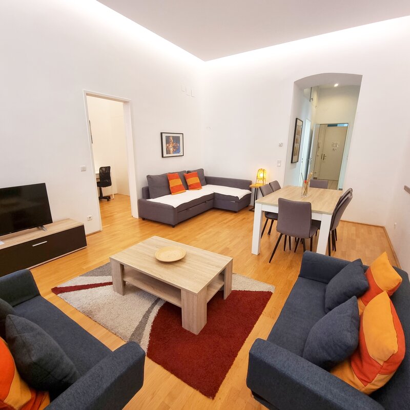 Helles 3-Zimmer Apartment mit modernem Wohnbereich – Kurzzeitmiete & Wohnen auf Zeit für 1 bis 6 Monate in Wien