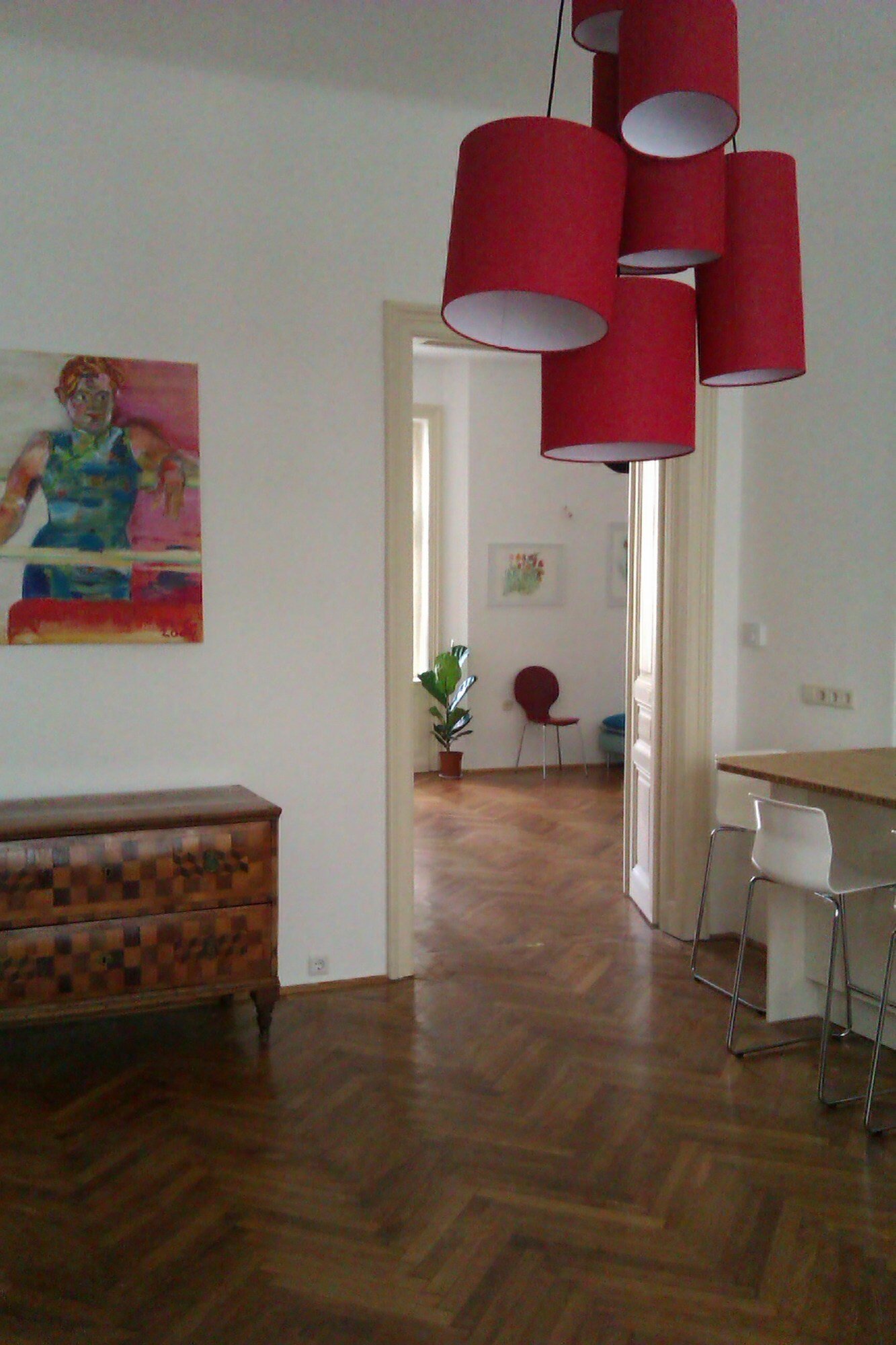 Blick in das Wohnzimmer