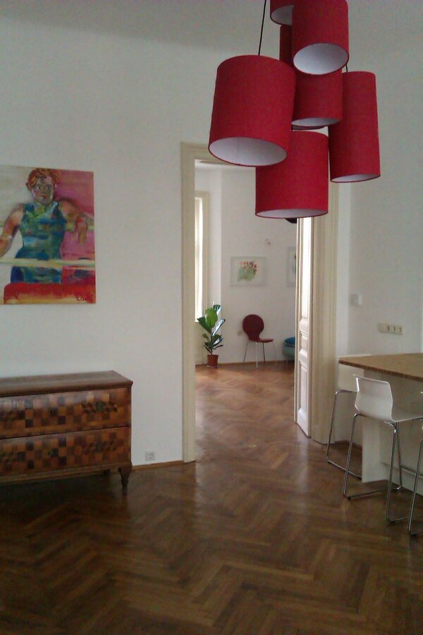 Blick in das Wohnzimmer