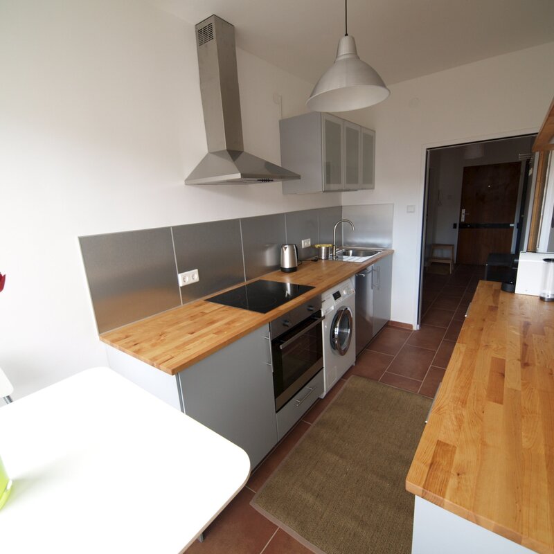 Küche mit Essplatz für 2 Personen