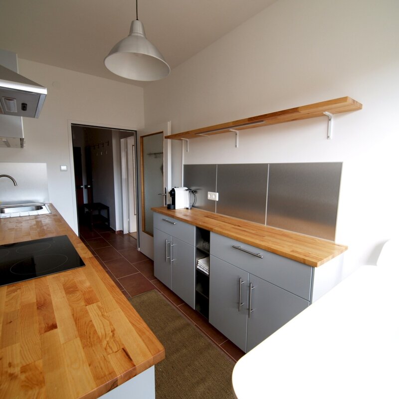 Küche mit Essplatz für 2 Personen