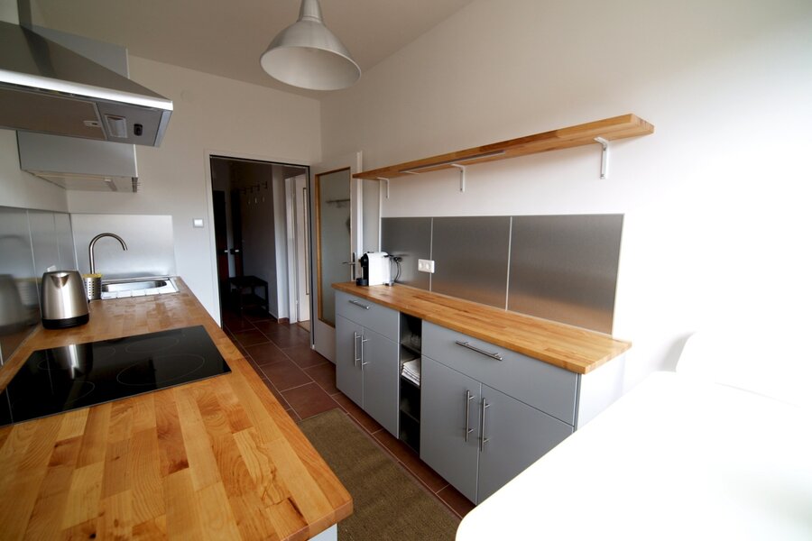 Küche mit Essplatz für 2 Personen