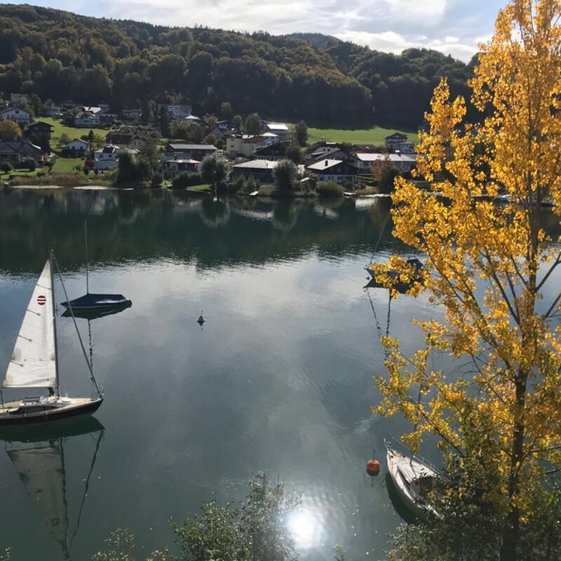 Lake view from the village