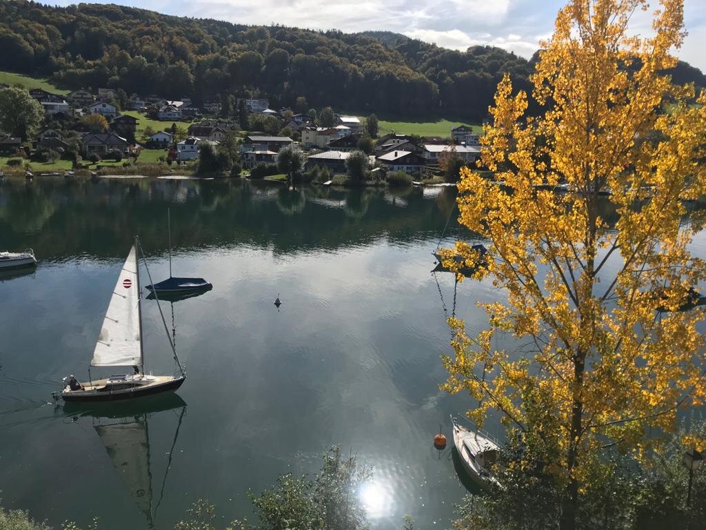 Lake view from the village