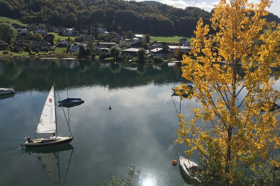 Lake view from the village