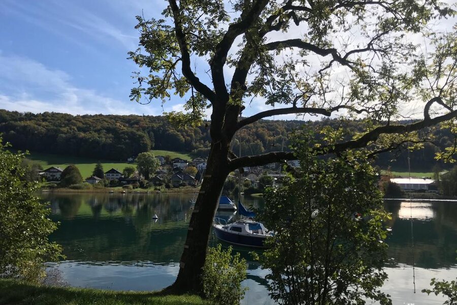 Lake view from the village