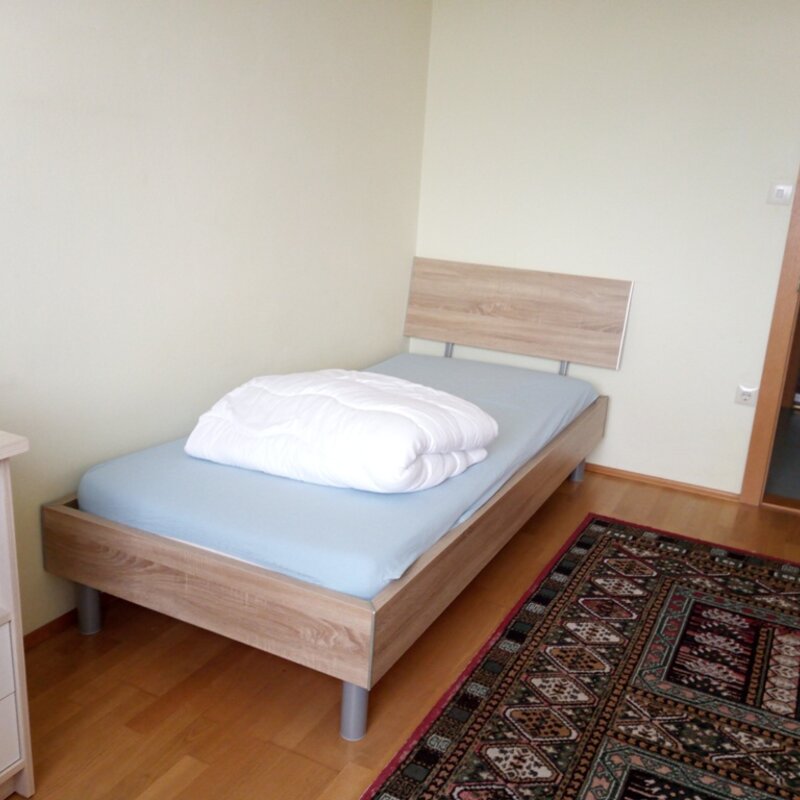 Einzelbett im Arbeitszimmer