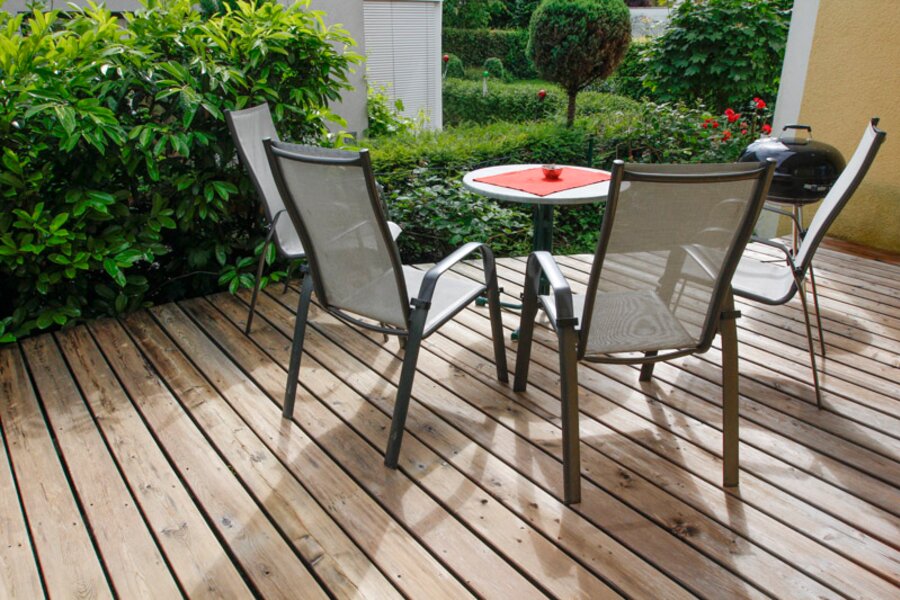 Gartenm?bel f?r 4 Personen, Grillgelegenheit