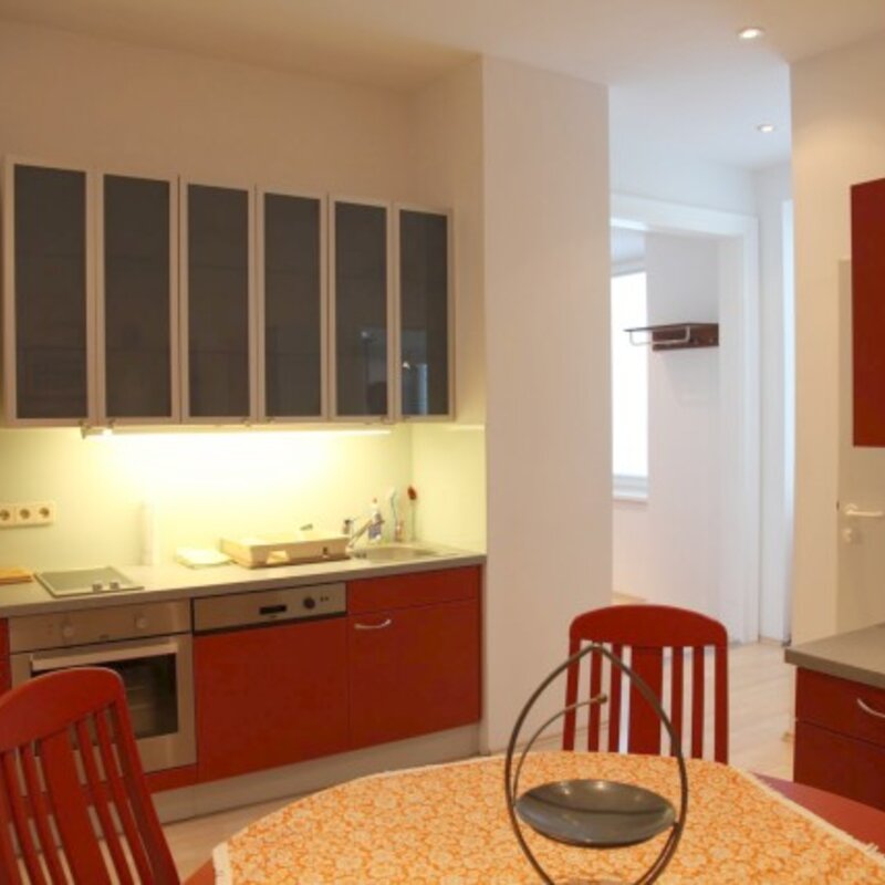 Küche mit Ceranfeld, Backrohr und Geschirrspüler | © ch@lausecker.co.at