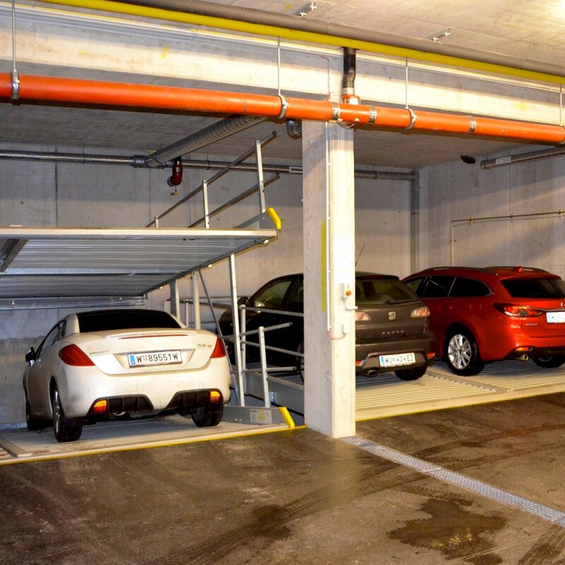 Parkdecks in unserer Hausgarage | © lausecker