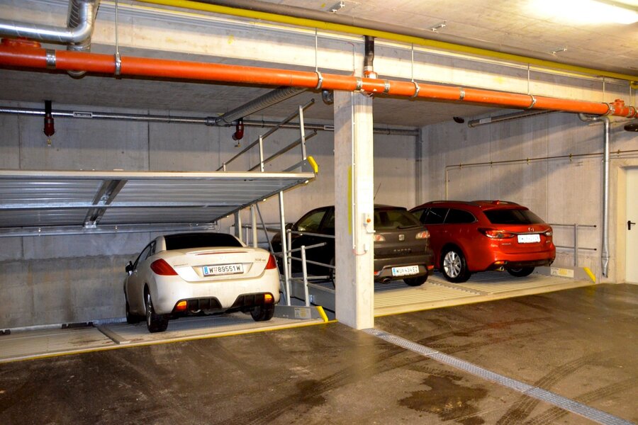 Parkdecks in unserer Hausgarage | © lausecker