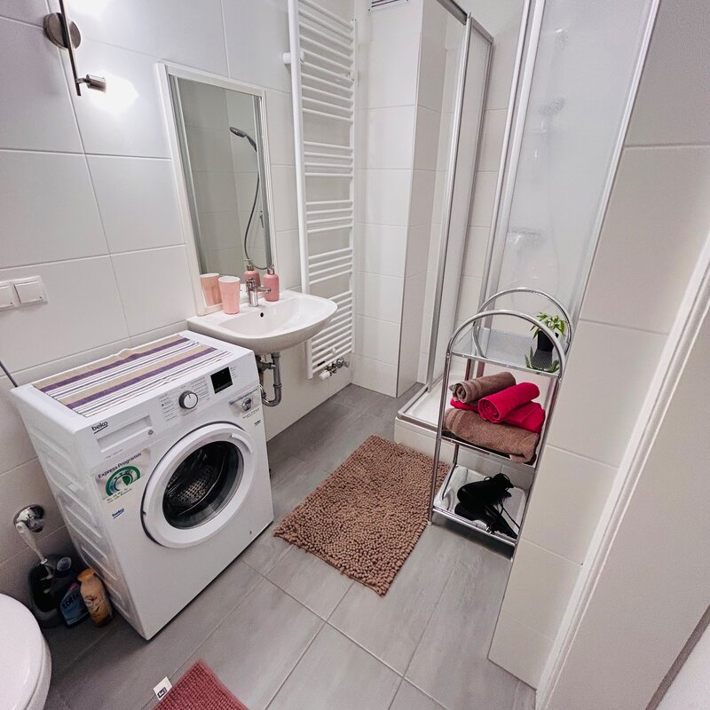 Bad/WC mit Waschmaschine