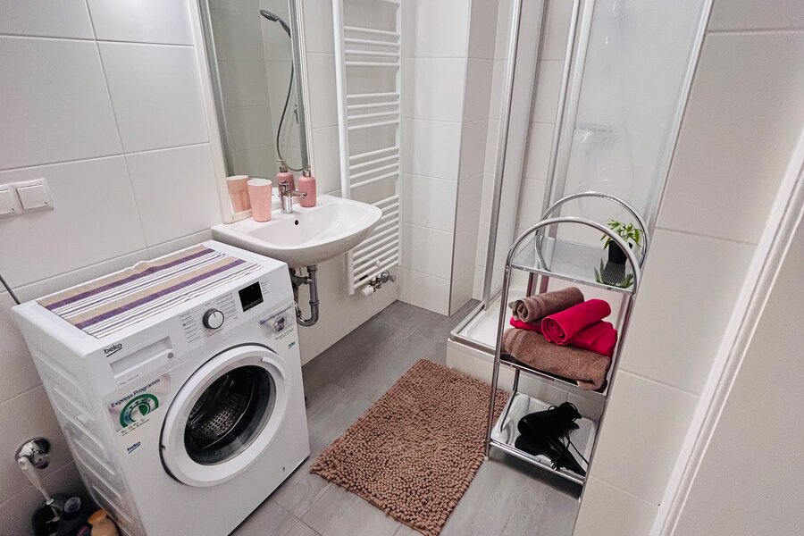 Bad/WC mit Waschmaschine