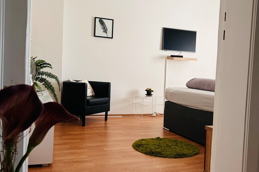 Sitzbereich im Schlafzimmer