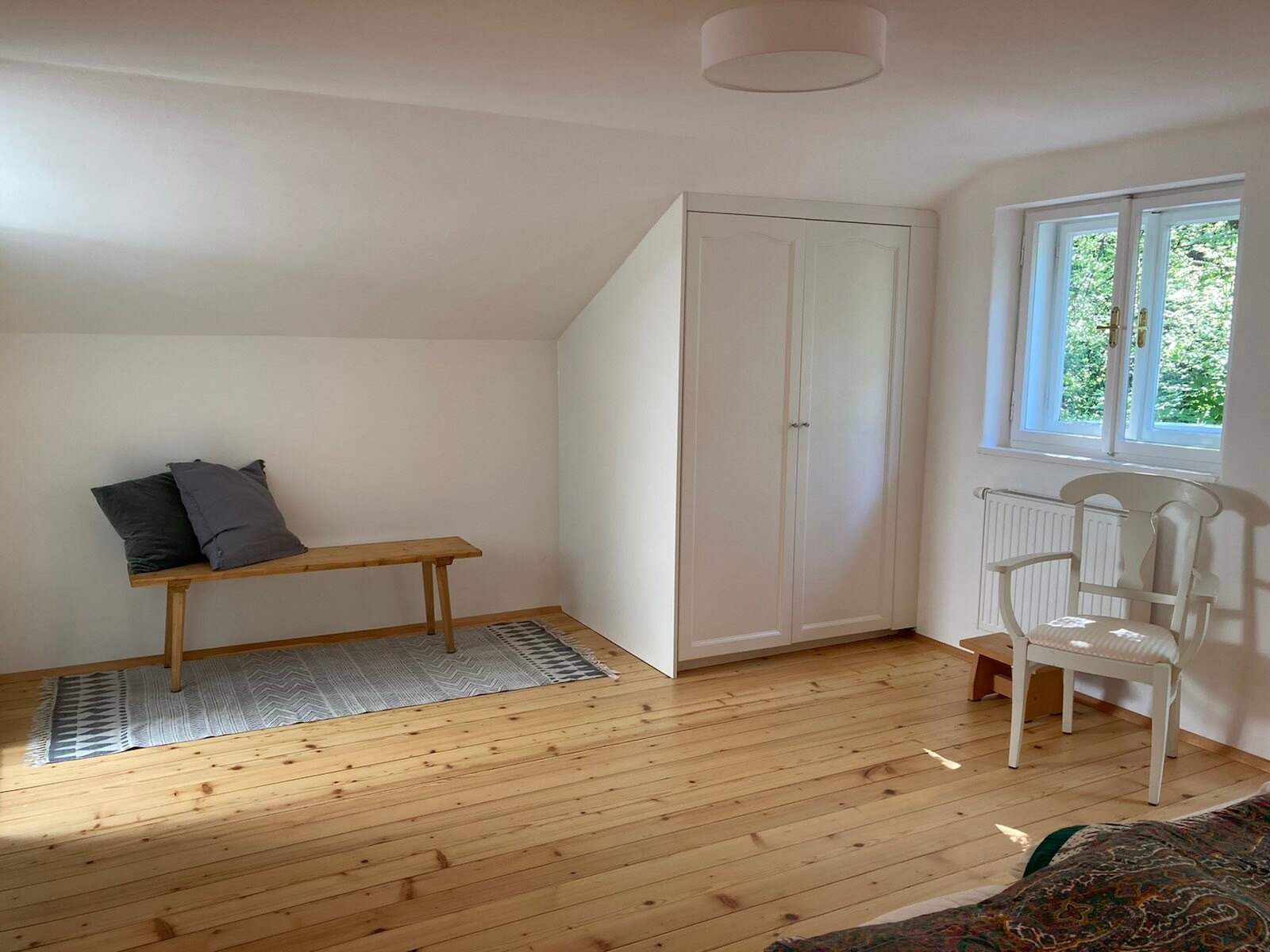 Schlafzimmer im Obergeschoss | © Lukas Stöger