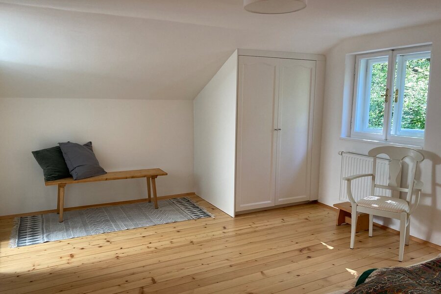 Schlafzimmer Obergeschoss AP1 | © Lukas Stöger