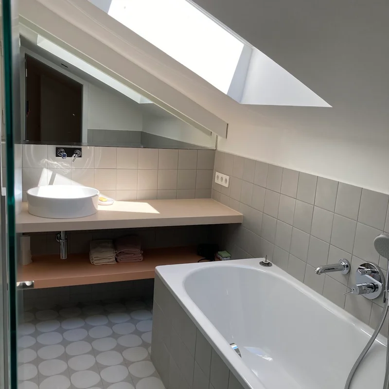 Bathroom upper floor AP1 | © Lukas Stöger