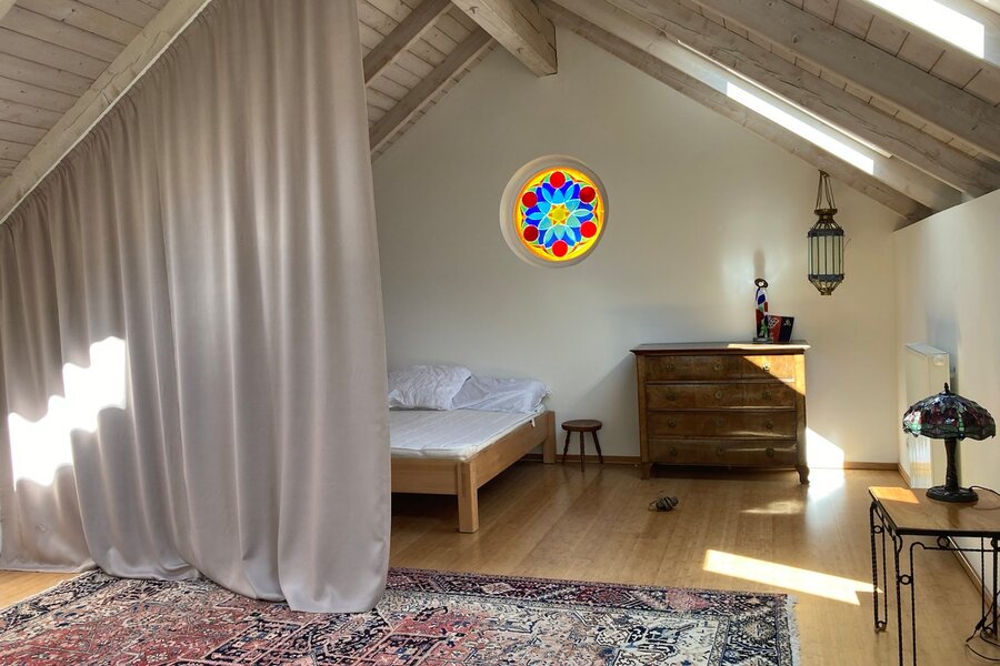 Schlafzimmer Obergeschoss AP2 | © Lukas Stöger