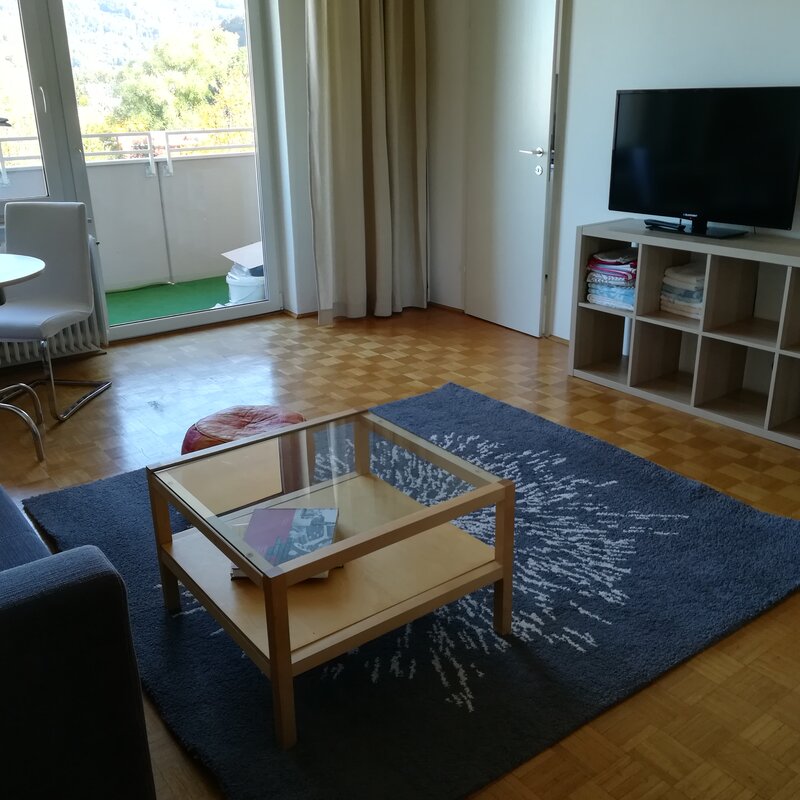 Livingroom, View to balcony