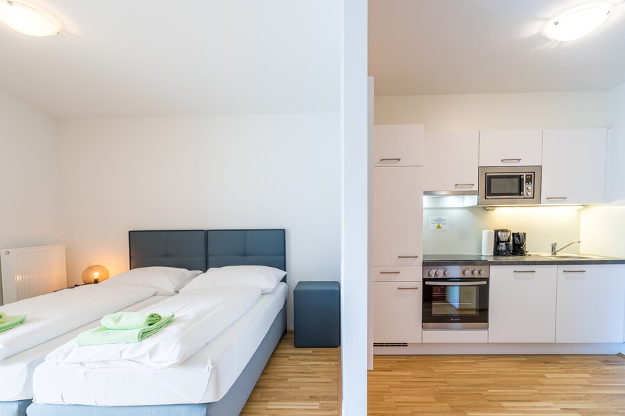 Möbliertes 1-Zimmer Apartment mit Küche – Kurzzeitmiete & Wohnen auf Zeit für 1 bis 6 Monate in Wien