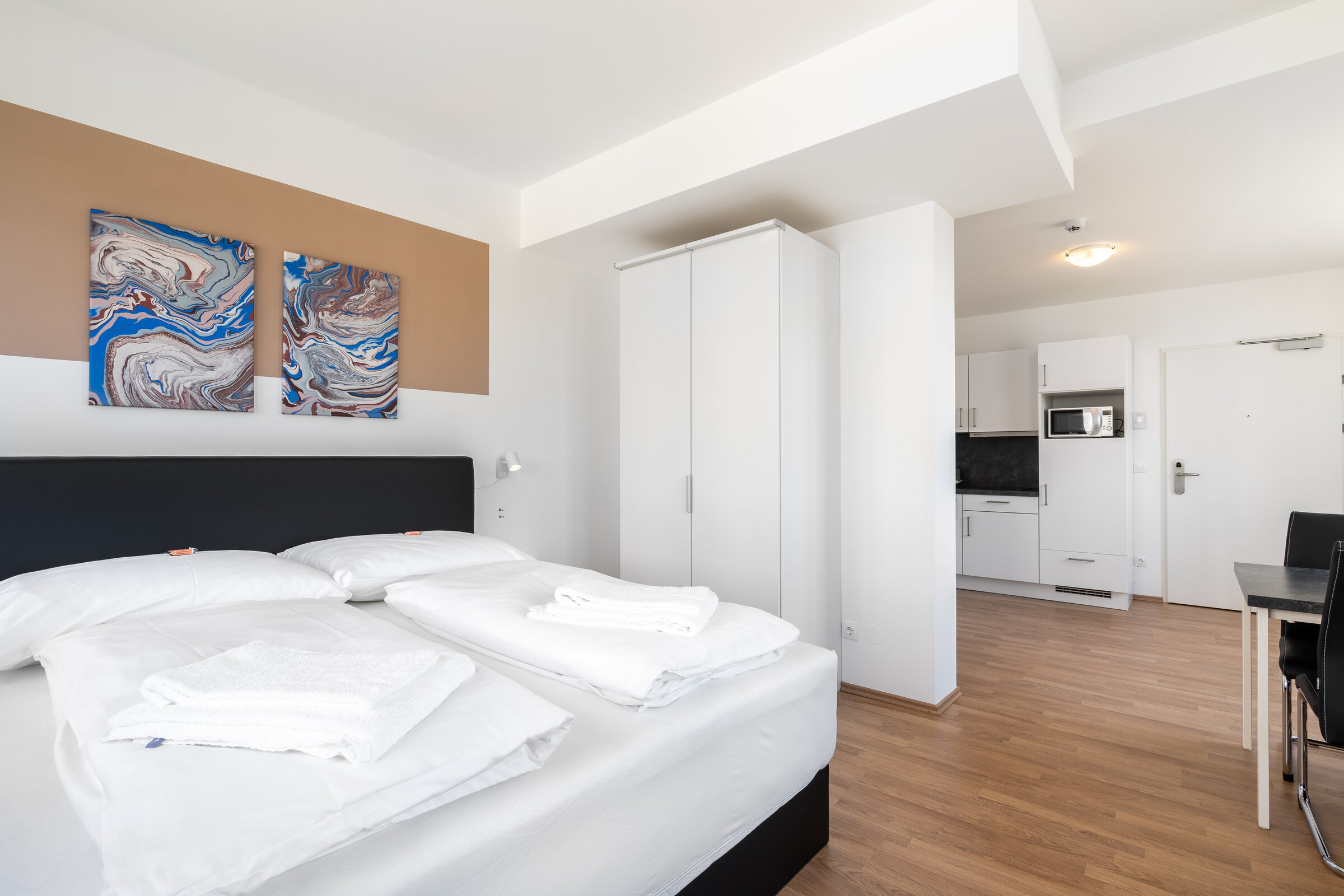 Furnished 1-room apartment with kitchenette – short-term rental Vienna, temporary housing for 1 to 6 months