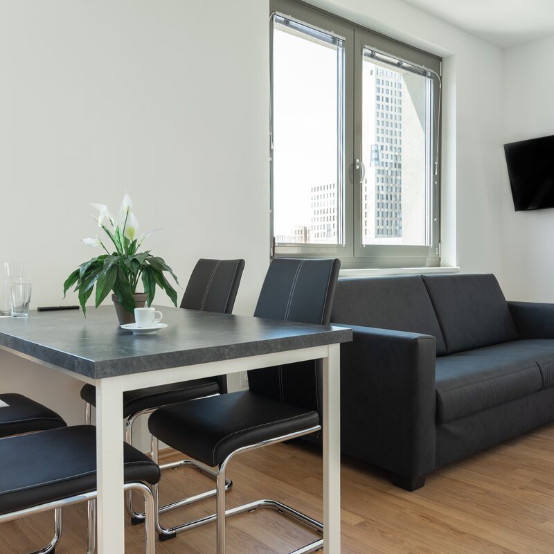 Dining and living area