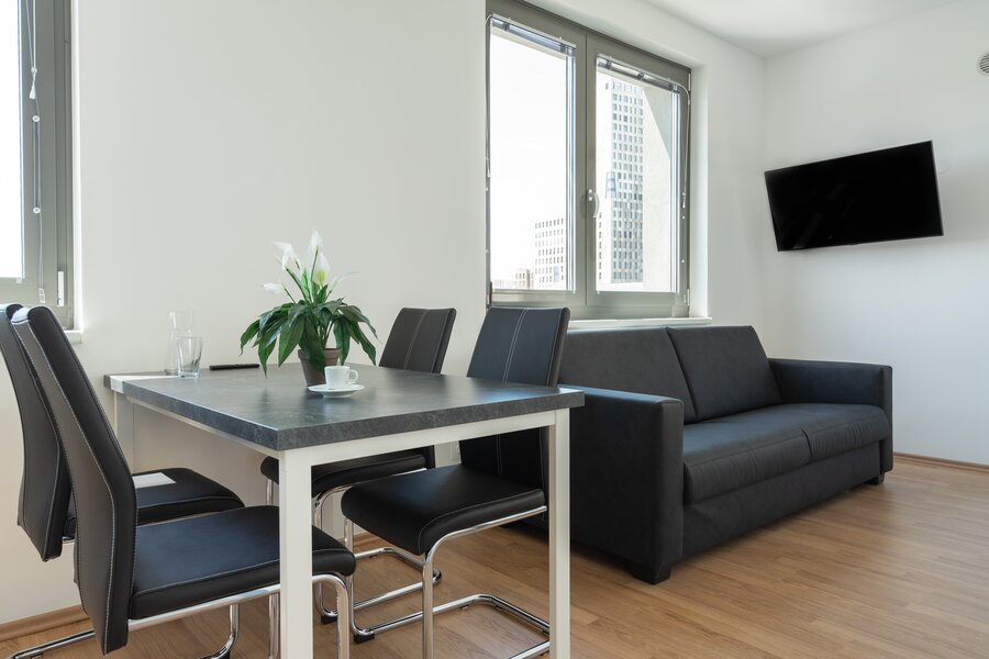 Dining and living area