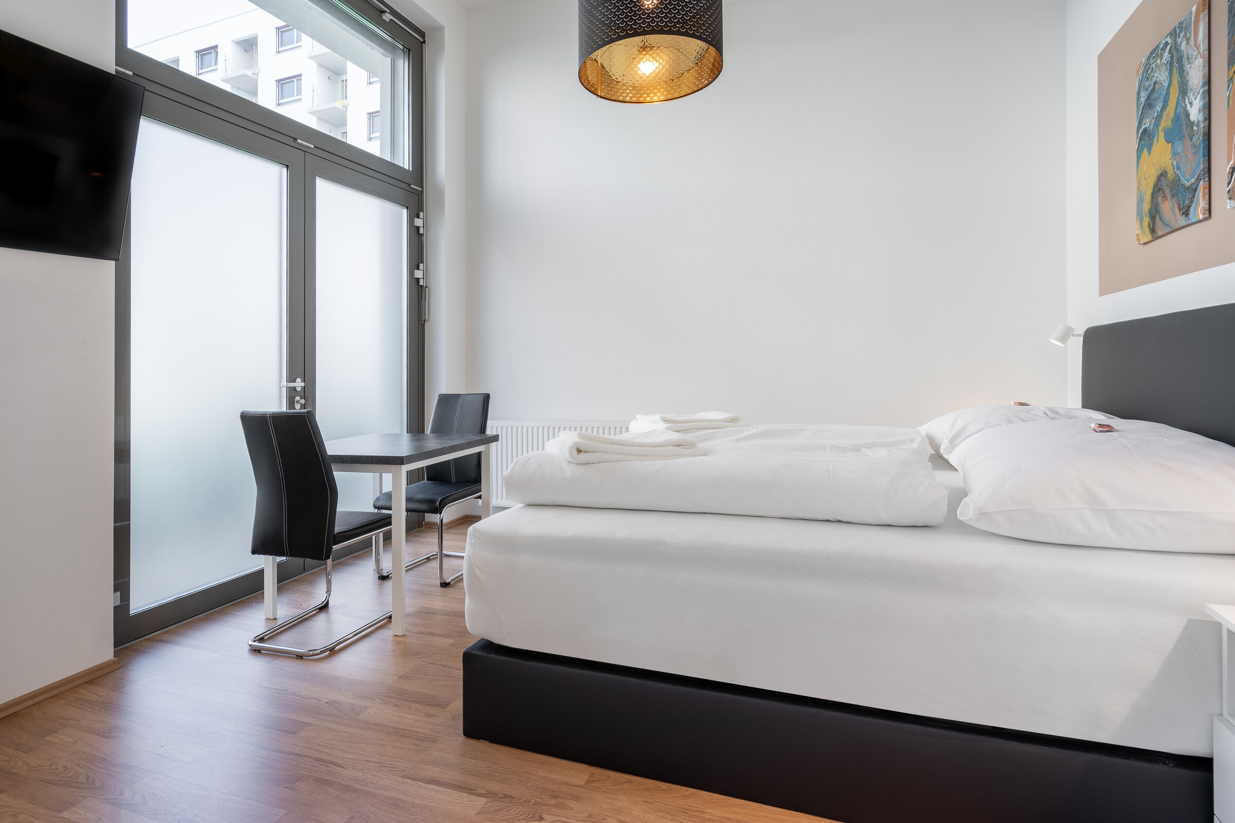 Schlaf- und Essbereich