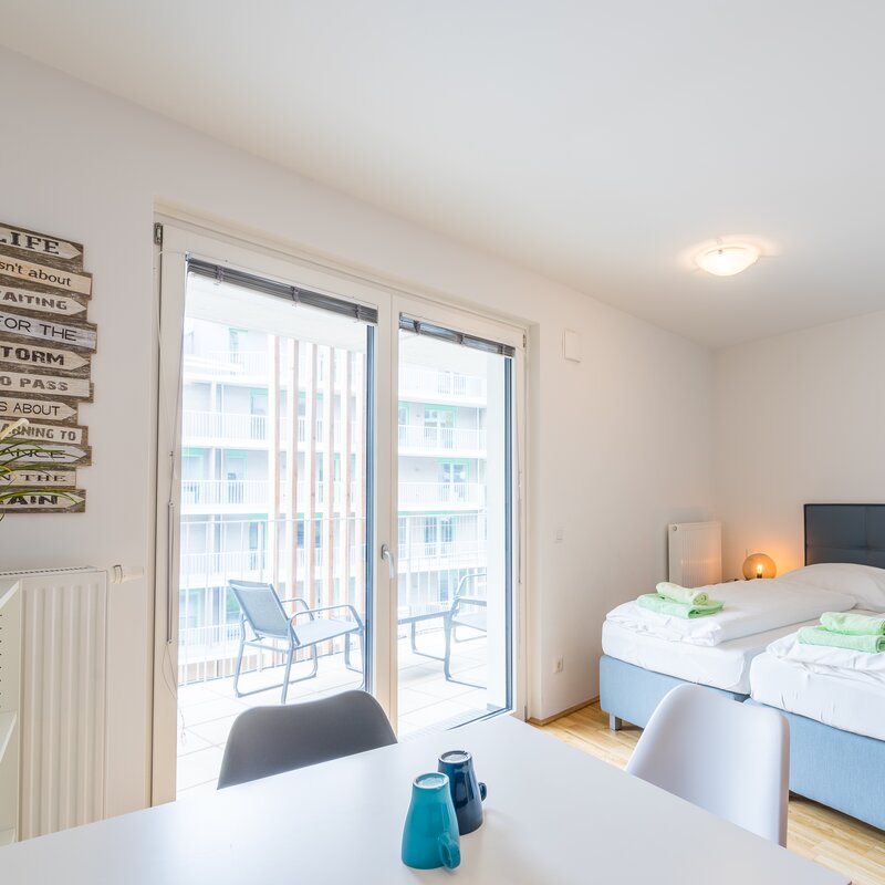 Schlafbereich/Essbereich