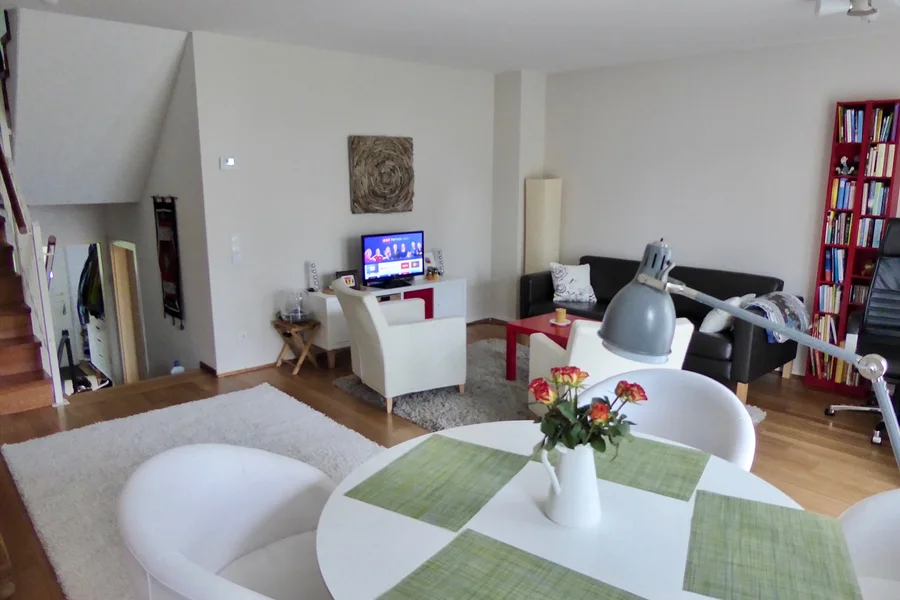 Wohnzimmer mit streaming-TV