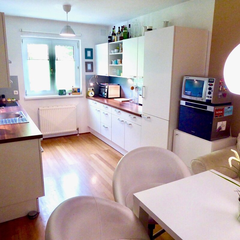 Voll eingerichtete Küche