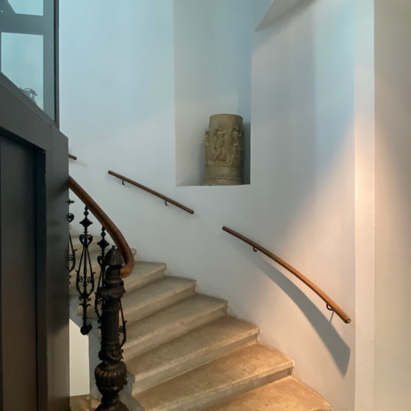 stairs and elevator
