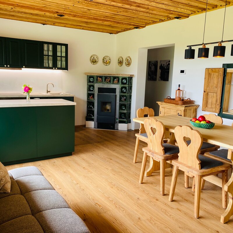 Living and dining area