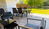 Terrasse mit Garten