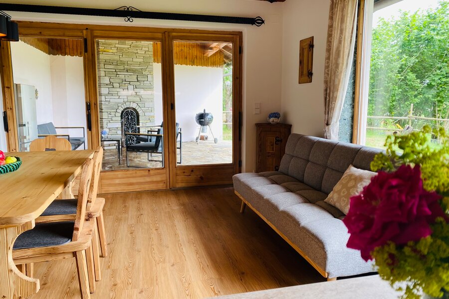 Living and Dining area with terrace