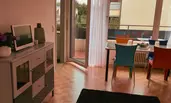 Living room with view to the loggia