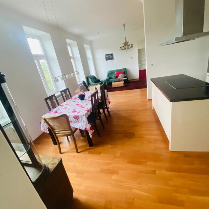 Living room with kitchen 