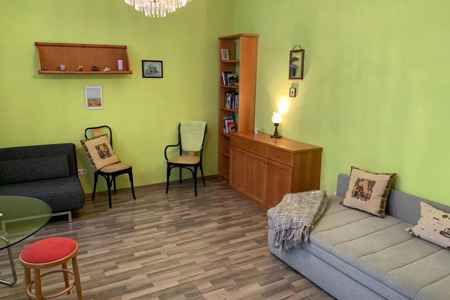 Das Wohn/Schlafzimmer