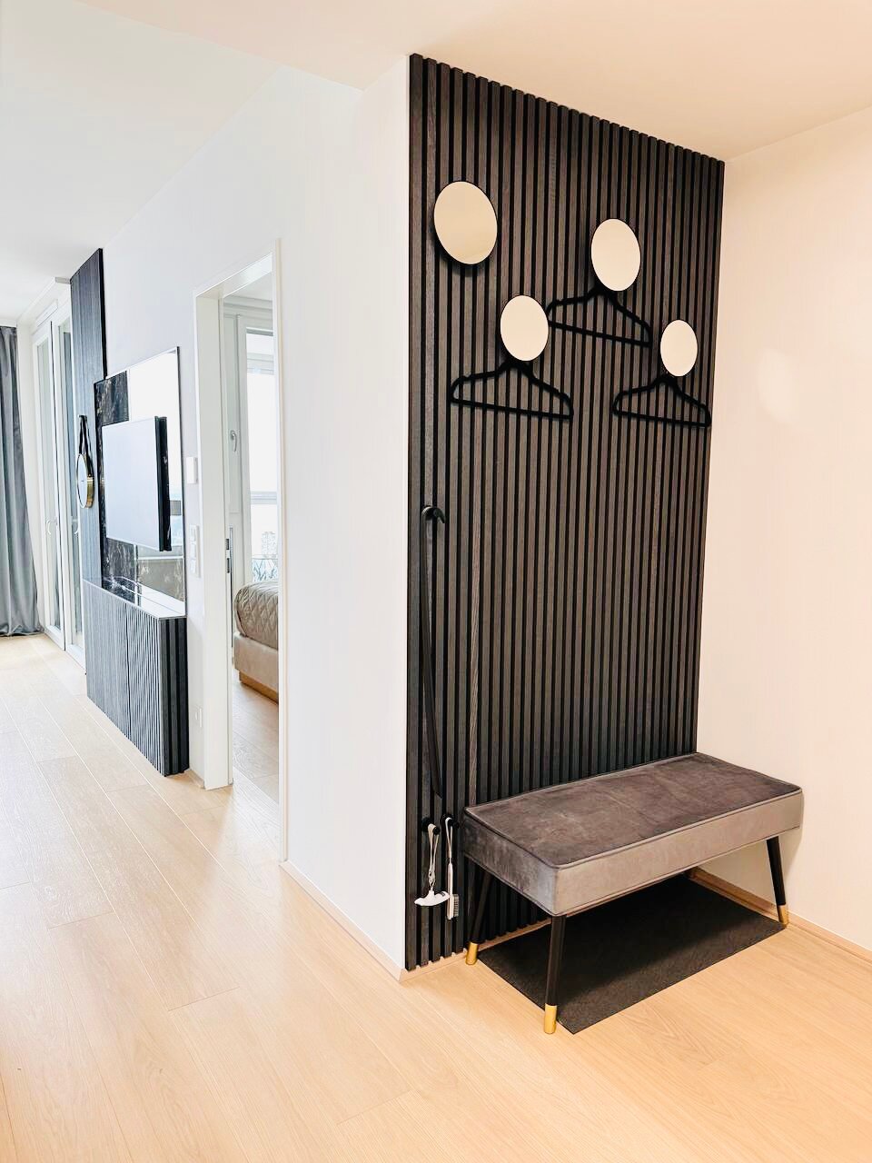 Eingang mit Garderobe