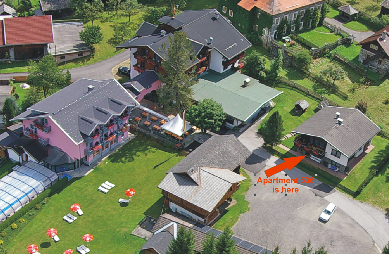 Da befindet sich das Apartment
