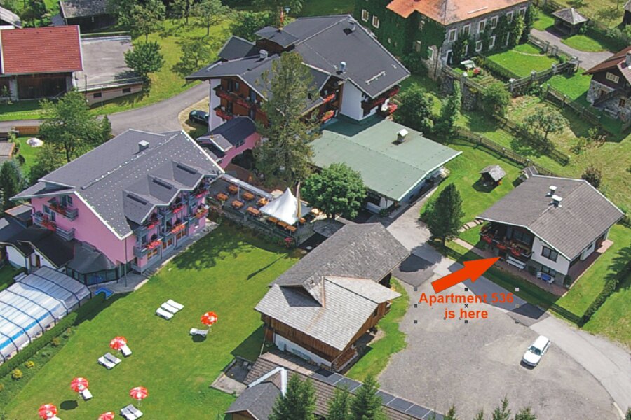 Da befindet sich das Apartment