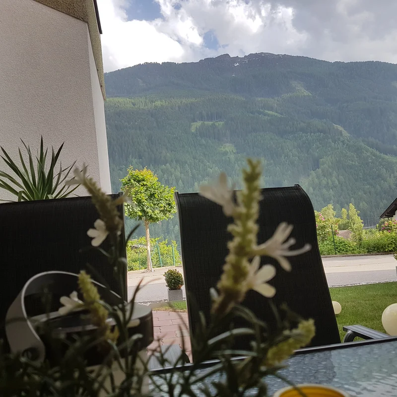 View to the south mountains