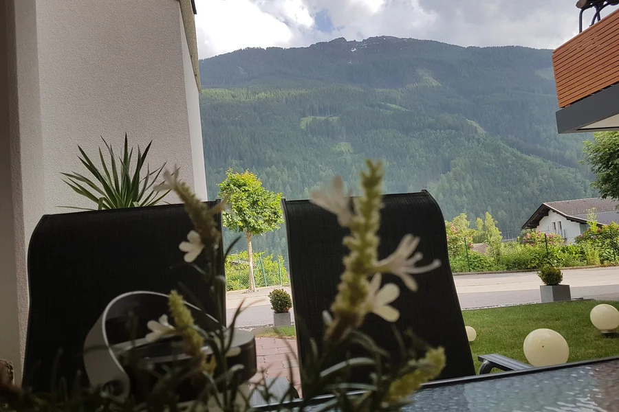 View to the south mountains