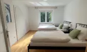 2 Einzelbetten, begehbarer Schrank | © globe.birdz