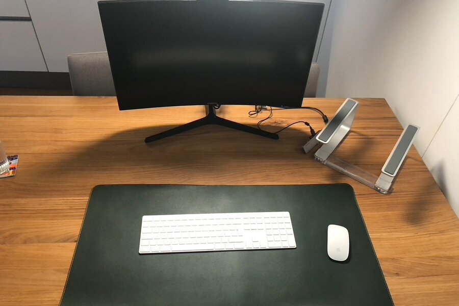 Home-office - work on the dining table and put it out of sight into the storage room after