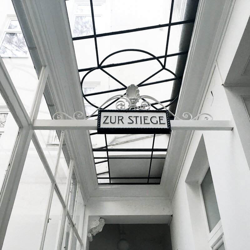 staircase Casa Sandrita Wien Neubau short term rental