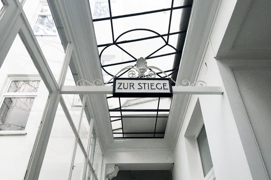 staircase Casa Sandrita Wien Neubau short term rental