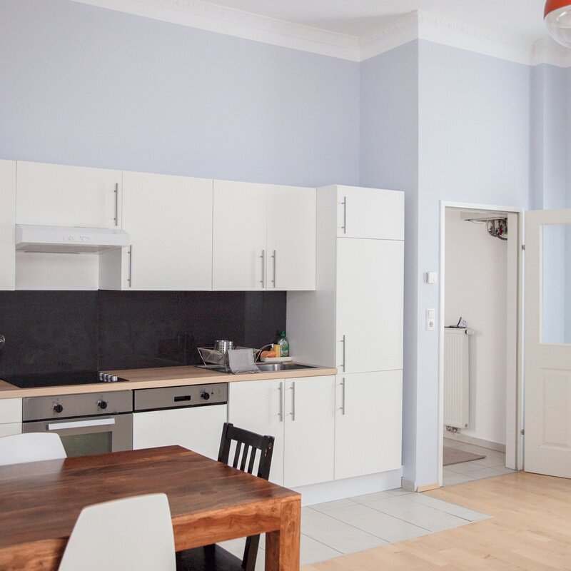 kitchen living Casa Sandrita Wien Neubau short term rental