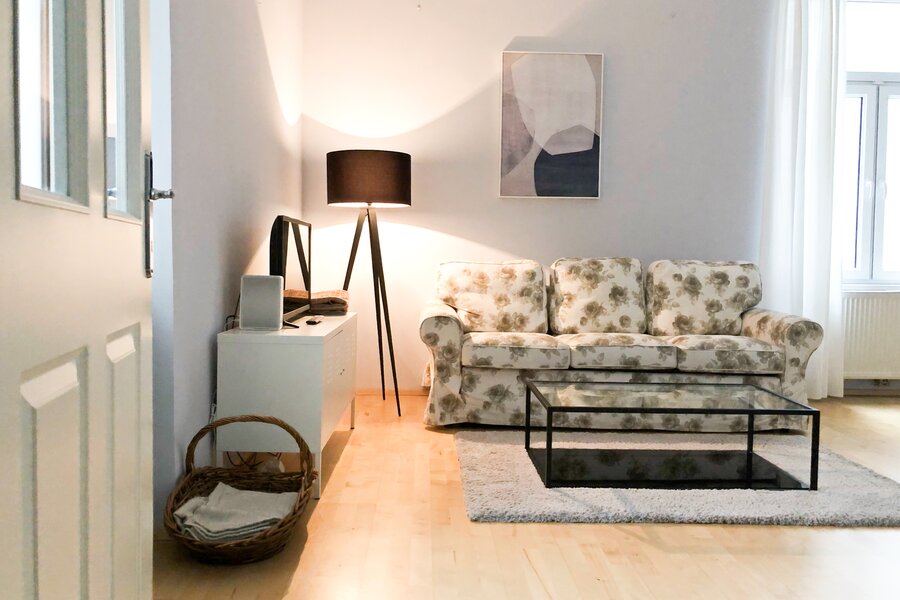 living room Casa Sandrita Wien Neubau short term rental